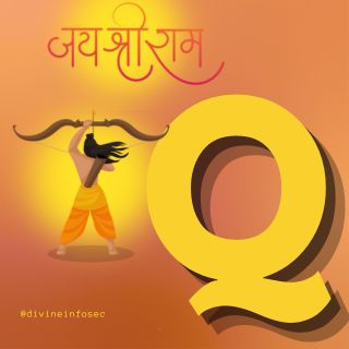 Ram Wallpaper alphabet wise Letter Q