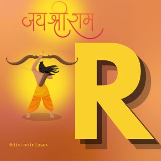 Ram Wallpaper alphabet wise Letter R