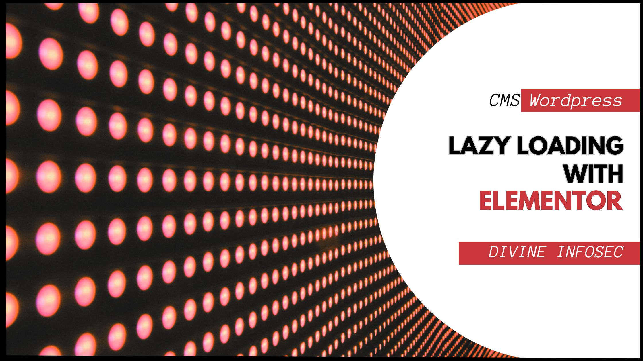 How do you lazy load an Elementor?